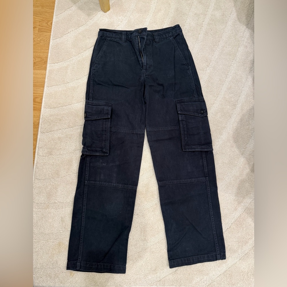 TNA Black Womens Cargo Pants with Utility Pockets